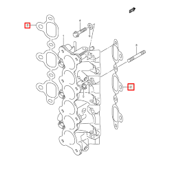 Прокладка впускного коллектора Suzuki DF200-250 (Suzuki)