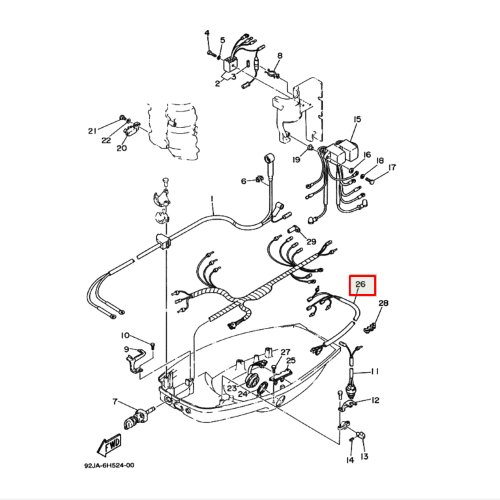 Удлинитель проводки Yamaha 40-50