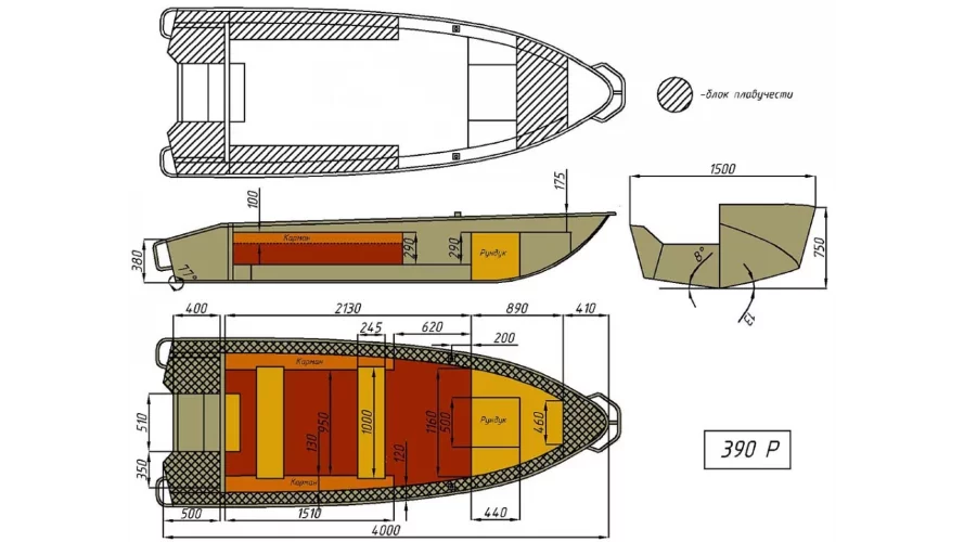 Wyatboat-390Р Увеличенный борт