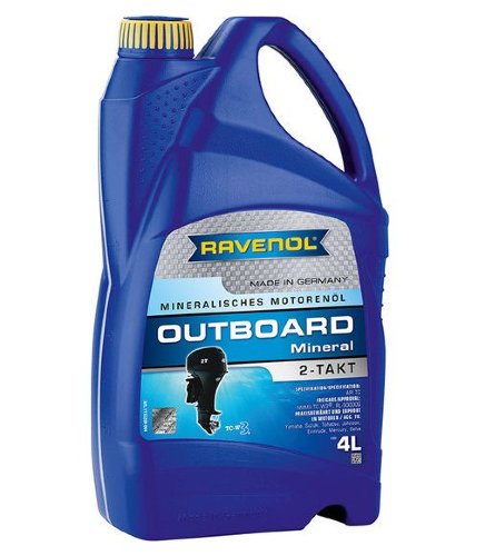 Масло моторное Ravenol Outboard 2-T Mineral ТВ (4л.) new