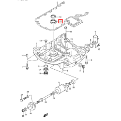 Сальник коленвала нижний Suzuki DF90-350A (32x47x6) (Suzuki)