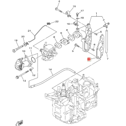 Прокладка впускного коллектора Yamaha F8-9, 9 HIDEA PARSUN (Premarine)