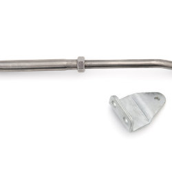 Тяга рулевая с проушиной YK7-T3L, 315-365 мм, нерж.