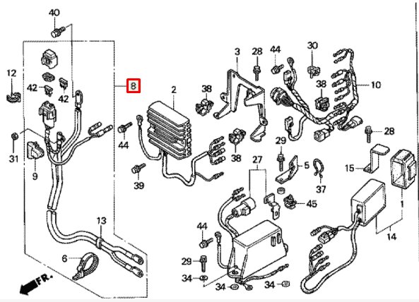 Питающие провода Honda 35-50 (32410-zv5-820)