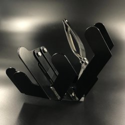 Защита редуктора Suzuki DT9.9-15, DF8-20A (Максимальная, черная)