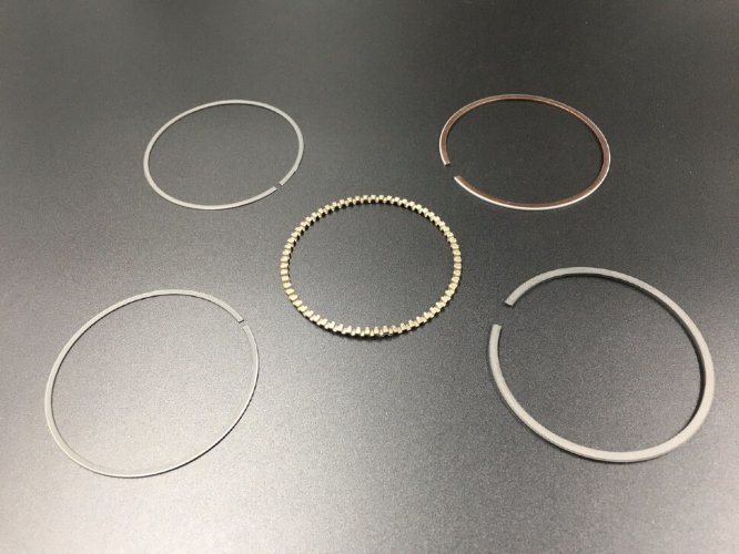 Кольца поршневые, комплект на один поршень Yamaha F20-70 (0.25mm) (Yamaha)