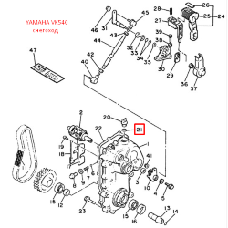 Кольцо уплотнительное Yamaha (93210-19123) (PREMARINE)
