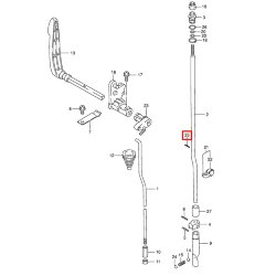 Стопор тяги реверса  2.5X12 Suzuki DF4-70