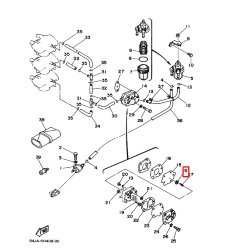 Упорная шайба пружины бензонасоса Yamaha  648244240000