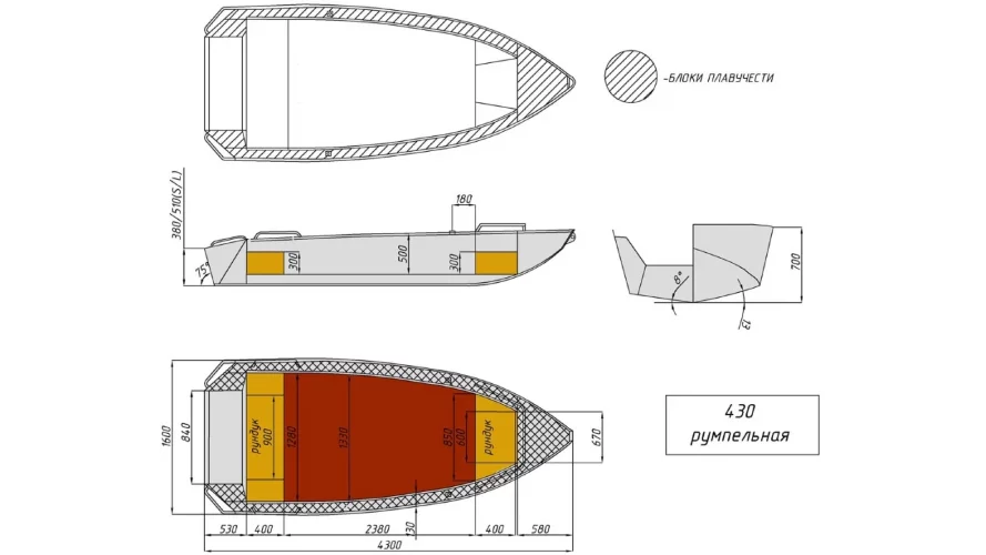 Wyatboat-430М FISH