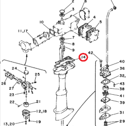 Прокладка под блок Yamaha 4-5 (RT)