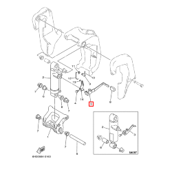 Рычаг блокировки усилителя Yamaha 688-43631-10 (Yamaha)