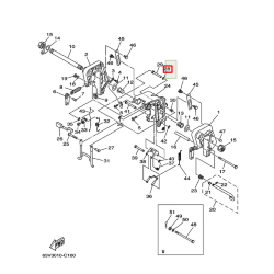 Шайба подвески пластик Yamaha 9.9-15 (Yuelang)